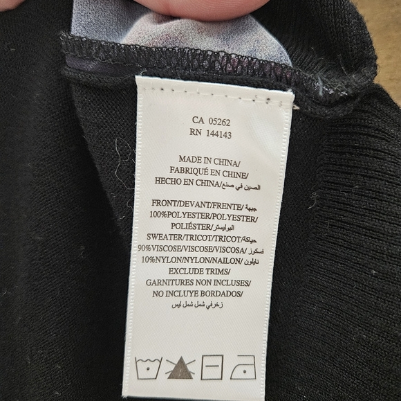 Point Zero Mixed-Media Cardigan - Picture 6 of 6